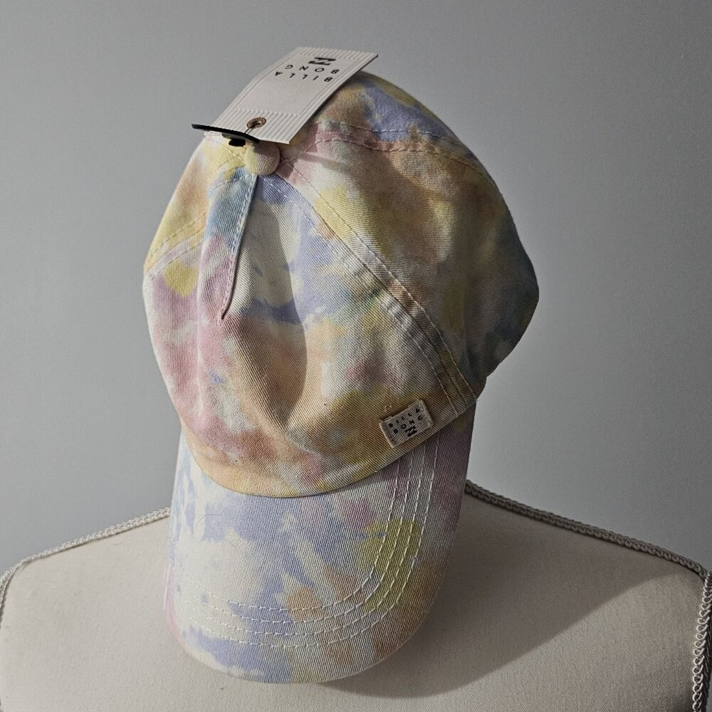 BILLA BONG beach club BASEBALL CAP hat ADJUSTABLE cotton TIE-DYE osfm